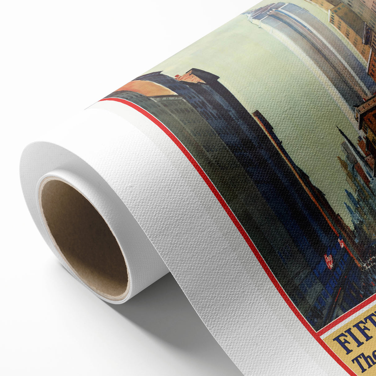 Vintage Travel Poster - Fifth Avenue New York Wall Art