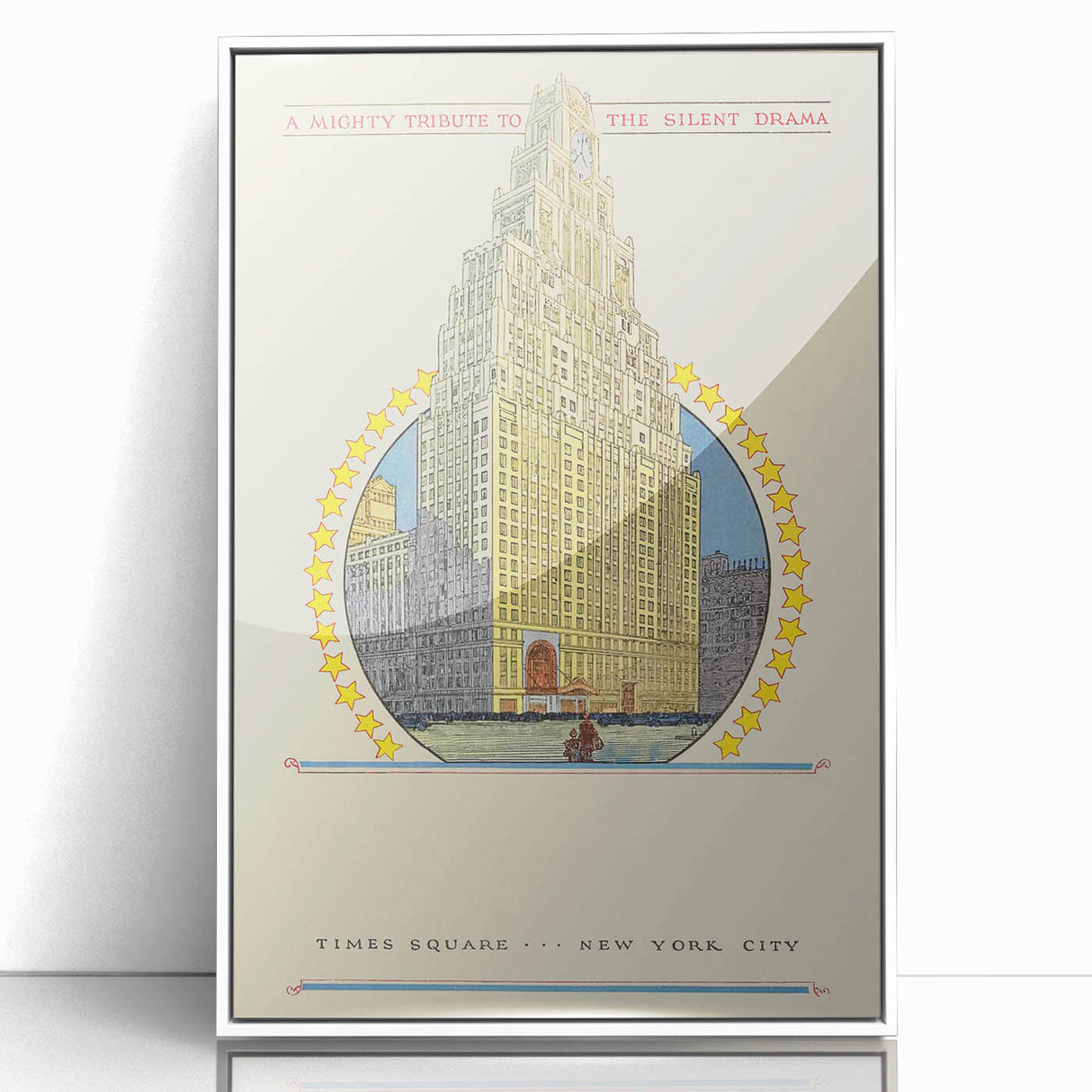 Vintage Travel Poster - Times Square New York Wall Art