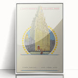 Vintage Travel Poster - Times Square New York Wall Art