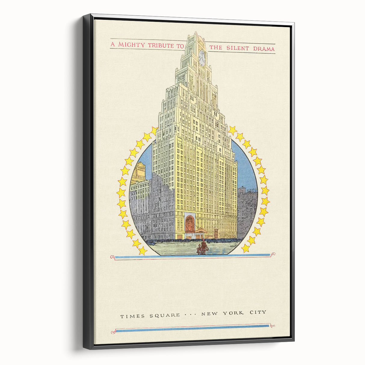 Vintage Travel Poster - Times Square New York Wall Art