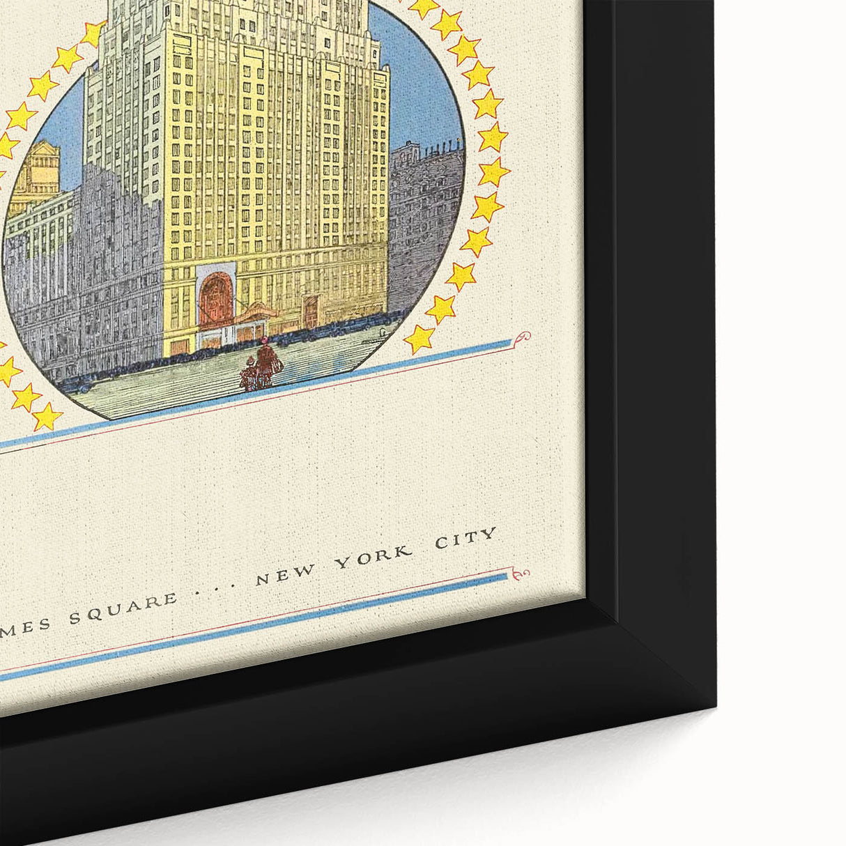 Vintage Travel Poster - Times Square New York Wall Art