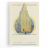 Vintage Travel Poster - Times Square New York Wall Art