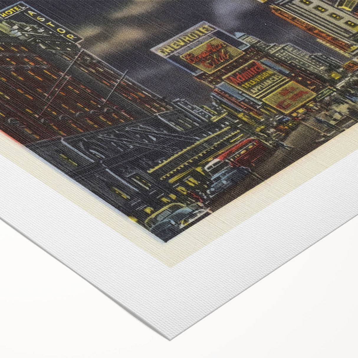 Times Square at Night Poster – Vintage New York City Art