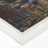 Times Square at Night Poster – Vintage New York City Art