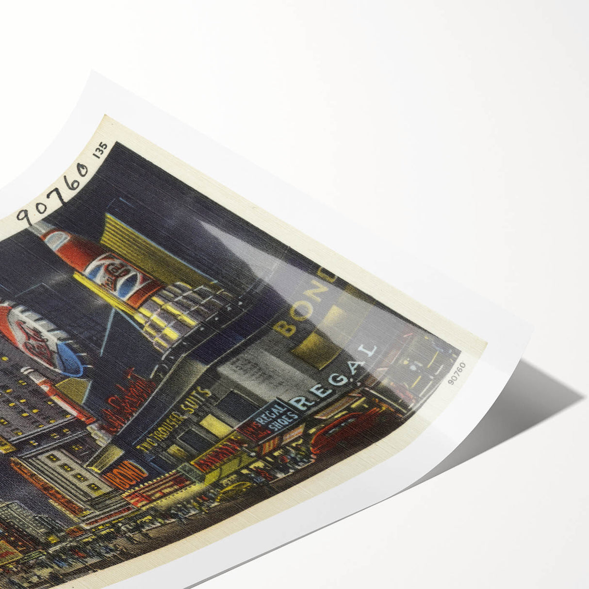 Times Square at Night Poster – Vintage New York City Art