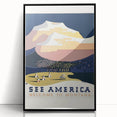 Vintage Travel Poster - Montana Scenic Wall Art