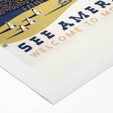 Vintage Travel Poster - Montana Scenic Wall Art