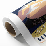 Vintage Travel Poster - Montana Scenic Wall Art