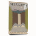 Vintage Travel Poster - National Parks Scenic Wall Art