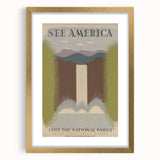 Vintage Travel Poster - National Parks Scenic Wall Art