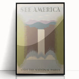 Vintage Travel Poster - National Parks Scenic Wall Art