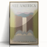 Vintage Travel Poster - National Parks Scenic Wall Art