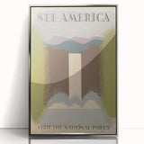 Vintage Travel Poster - National Parks Scenic Wall Art