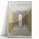 Vintage Travel Poster - National Parks Scenic Wall Art