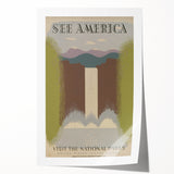 Vintage Travel Poster - National Parks Scenic Wall Art