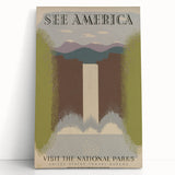 Vintage Travel Poster - National Parks Scenic Wall Art
