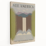 Vintage Travel Poster - National Parks Scenic Wall Art