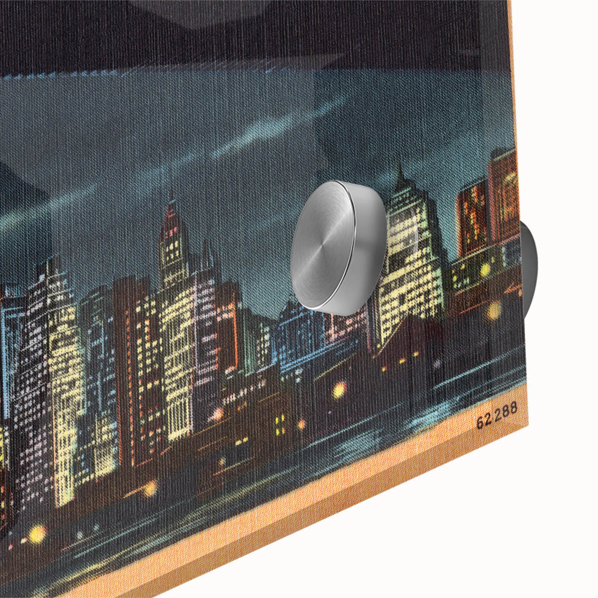 Vintage New York City Skyline Poster - Retro Brooklyn Bridge Art