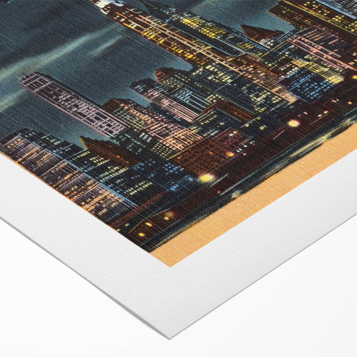 Vintage New York City Skyline Poster - Retro Brooklyn Bridge Art