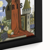 Vintage Travel Poster - TWA Paris Aviation Wall Art