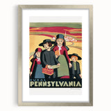 Vintage Travel Poster - Rural Pennsylvania Wall Art