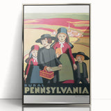 Vintage Travel Poster - Rural Pennsylvania Wall Art
