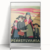 Vintage Travel Poster - Rural Pennsylvania Wall Art