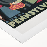 Vintage Travel Poster - Rural Pennsylvania Wall Art