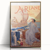 Vintage Travel Poster - Ariane Opera Paris Wall Art