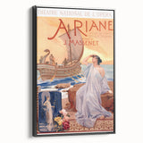 Vintage Travel Poster - Ariane Opera Paris Wall Art