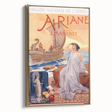 Vintage Travel Poster - Ariane Opera Paris Wall Art