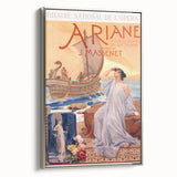 Vintage Travel Poster - Ariane Opera Paris Wall Art