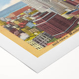 Vintage Travel Poster - Empire State Building, NYC