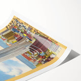 Vintage Travel Poster - Empire State Building, NYC