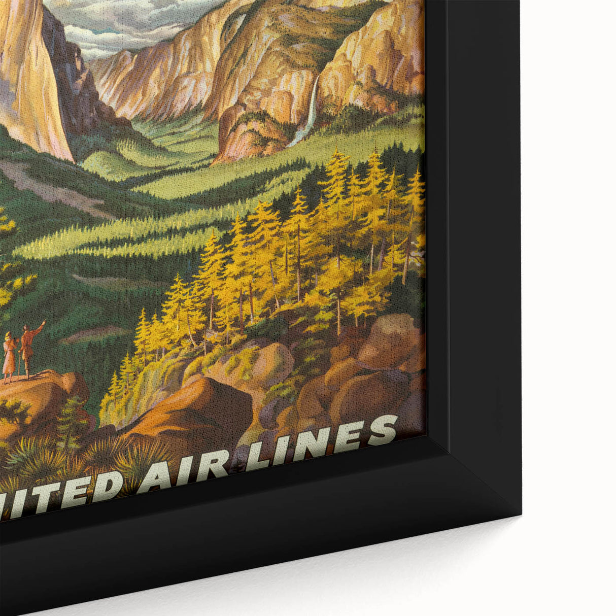 Vintage Travel Poster - Yosemite National Park Wall Art