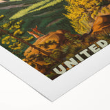 Vintage Travel Poster - Yosemite National Park Wall Art