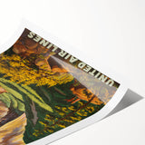 Vintage Travel Poster - Yosemite National Park Wall Art