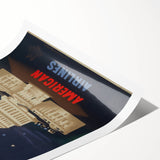 Vintage Travel Poster - Washington American Airlines Wall Art