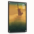 Vintage Travel Poster - Statue of Liberty Wall Art