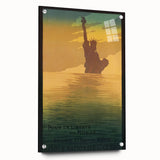 Vintage Travel Poster - Statue of Liberty Wall Art