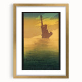 Vintage Travel Poster - Statue of Liberty Wall Art