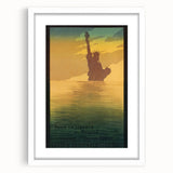 Vintage Travel Poster - Statue of Liberty Wall Art