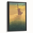 Vintage Travel Poster - Statue of Liberty Wall Art