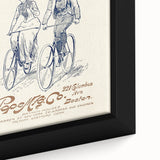 Vintage Travel Poster - Columbias Bicycle Wall Art