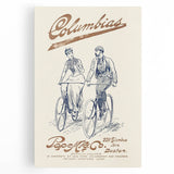 Vintage Travel Poster - Columbias Bicycle Wall Art
