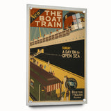 Vintage Travel Poster - The Boat Train Adventure Wall Art