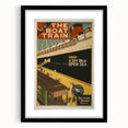 Vintage Travel Poster - The Boat Train Adventure Wall Art