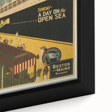 Vintage Travel Poster - The Boat Train Adventure Wall Art