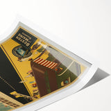 Vintage Travel Poster - The Boat Train Adventure Wall Art