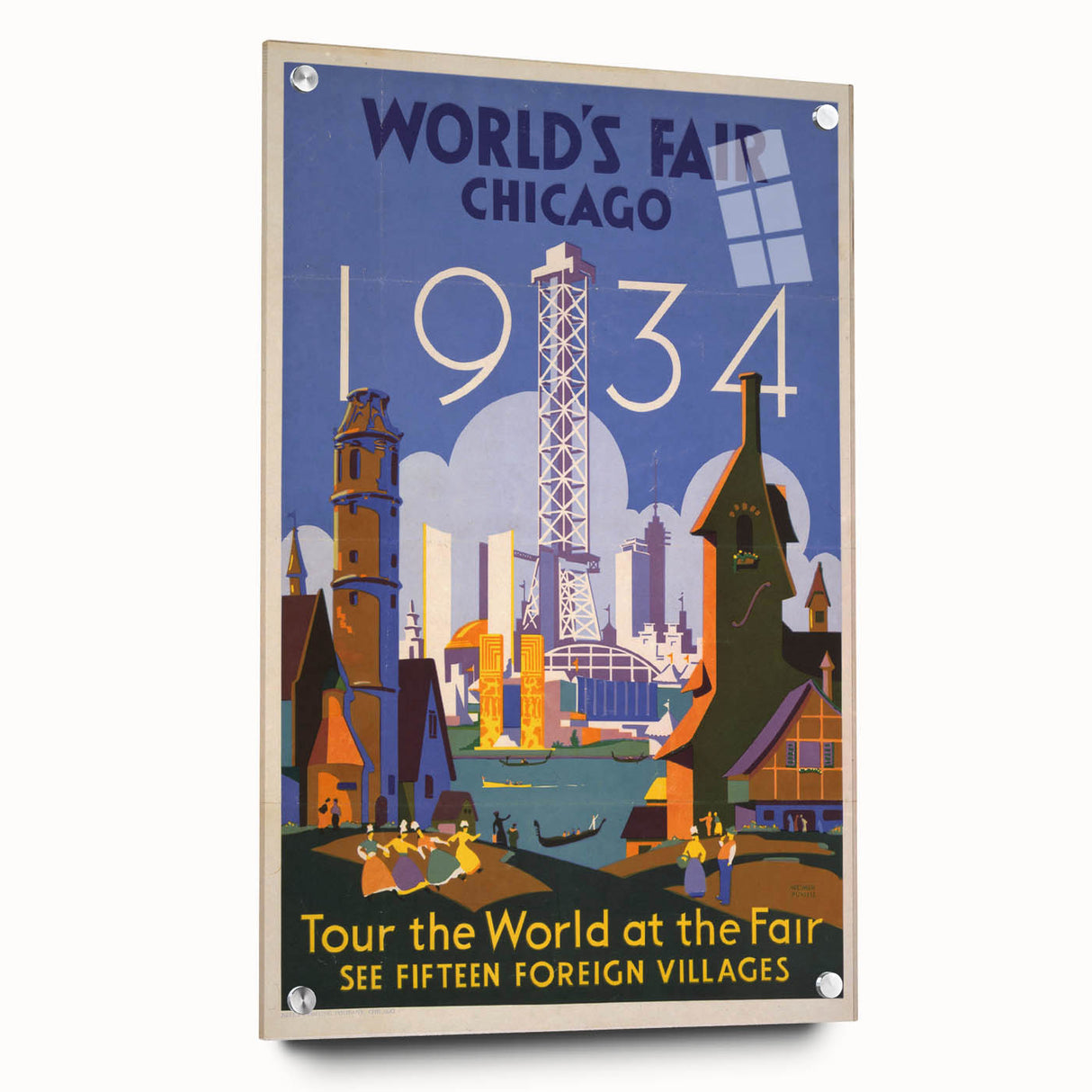 Vintage Travel Poster - 1934 Chicago World’s Fair Wall Art